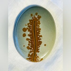 Owyhee Oregon Mountain Picture Jasper Cabochon Oval 52x37x6mm (2” x 1.5”) 20g